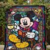 Mickey Mouse Book Coffee Quilt Blanket  Quilt